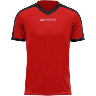 Koszulka Givova Revolution Interlock czerwono-czarna MAC04 1210 Givova