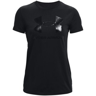 Koszulka damska Under Armour Live Sportstyle Graphic SSC czarna 1356305 002 Under Armour