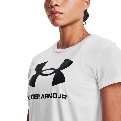 Koszulka damska Under Armour Live Sportstyle Graphic biała SSC 1356305 102 Under Armour Koszulka damska Under Armour Live Sportstyle Graphic biała SSC 1356305 102 Under Armour