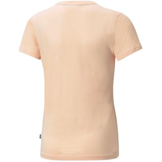 Koszulka dla dzieci Puma ESS+ Logo Tee brzoskwiniowa 587041 91 Puma
