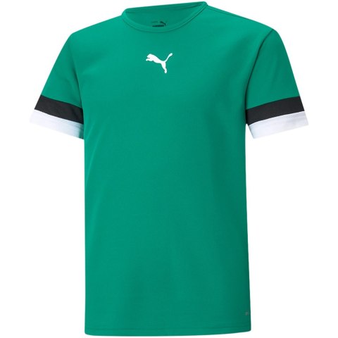 Koszulka dla dzieci Puma teamRISE Jersey Jr zielona 704938 05 Puma Koszulka dla dzieci Puma teamRISE Jersey Jr zielona 704938 05 Puma