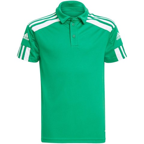 Koszulka dla dzieci adidas Squadra 21 Polo zielona GP6424 Adidas teamwear Koszulka dla dzieci adidas Squadra 21 Polo zielona GP6424 Adidas teamwear