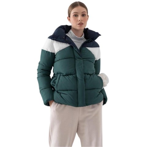 Kurtka damska 4F ciemna zieleń H4Z21 KUDP007 40S 4F Kurtka damska 4F ciemna zieleń H4Z21 KUDP007 40S 4F