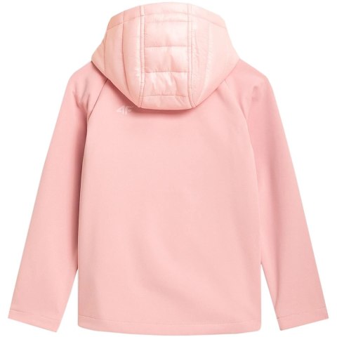 Kurtka dla dziewczynki 4F softshell jasny róż HJZ21 JSFD002 56S 4F