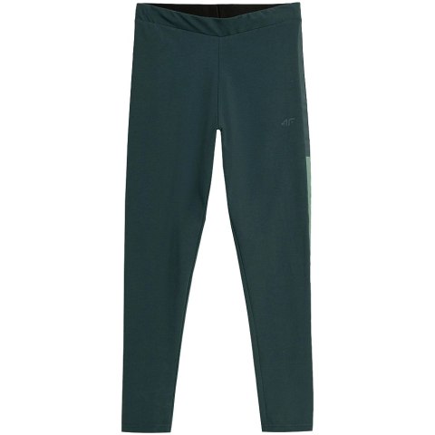 Legginsy damskie 4F ciemna zieleń H4Z21 LEG012 40S 4F Legginsy damskie 4F ciemna zieleń H4Z21 LEG012 40S 4F
