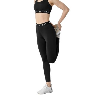 Legginsy damskie 4F głęboka czerń NOSH4 SPDF351 20S 4F