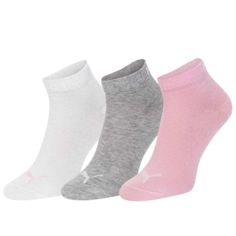 Skarpety Puma Kids Bwt Quarter 3P różowe, białe, szare 907961 04 Puma Skarpety Puma Kids Bwt Quarter 3P różowe, białe, szare 907961 04 Puma