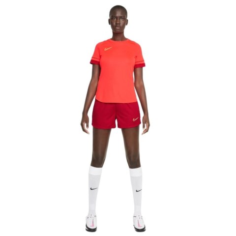 Spodenki damskie Nike Df Academy 21 Short K czerwone CV2649 687 Nike Football Spodenki damskie Nike Df Academy 21 Short K czerwone CV2649 687 Nike Football