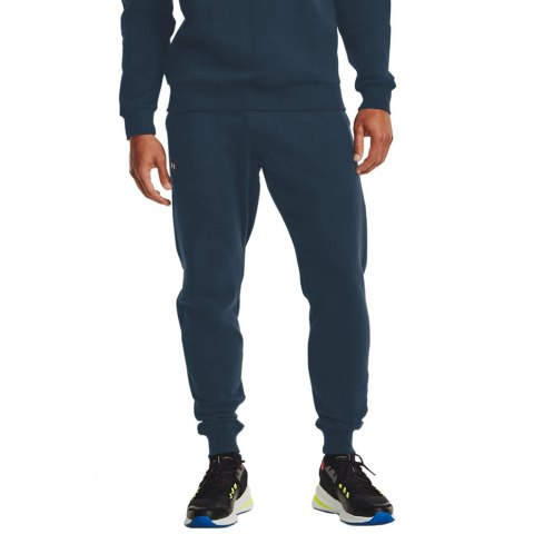 Spodnie męskie Under Armour Rival Fleece Jogger granatowe 1357128 408 Under Armour Spodnie męskie Under Armour Rival Fleece Jogger granatowe 1357128 408 Under Armour