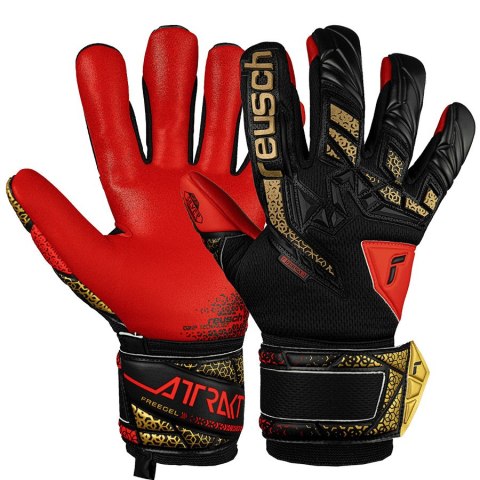 Rękawice Reusch Attrakt Freegel Silver Junior 55 72 235 7075 czarny 6,5 Reusch