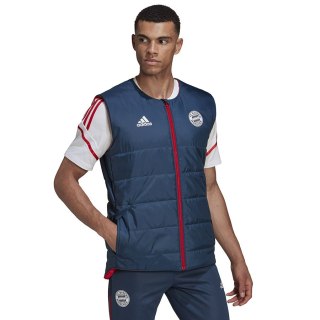 Bezrękawnik adidas Bayern PAD VEST HG1132 granatowy S Adidas