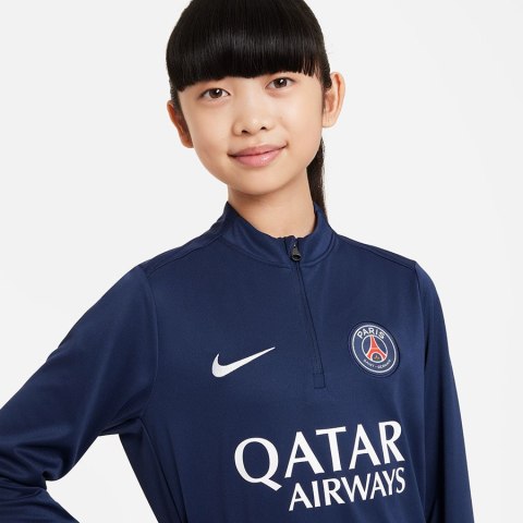 Bluza Nike PSG DF Academy Pro Drill Top Jr FQ0029-411 S (128-137) granatowy Nike