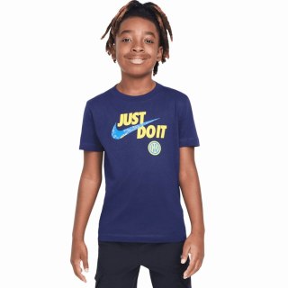 Koszulka Nike Inter Mediolan Jr HQ8593-498 granatowy S (128-137) Nike