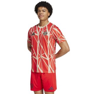 Koszulka adidas FC Bayern Pre-Match JSY JD8335 czerwony L Adidas
