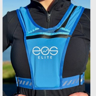 Kamizelka biegowa wodoodporna EOS ELITE UltraLight Blue uniwersalny niebieski Pozostałe