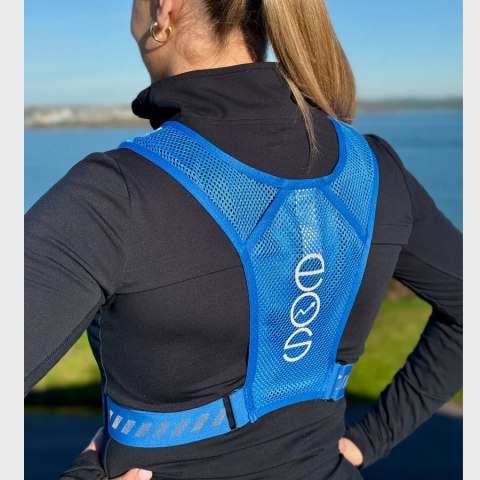 Kamizelka biegowa wodoodporna EOS ELITE UltraLight Blue uniwersalny niebieski Pozostałe