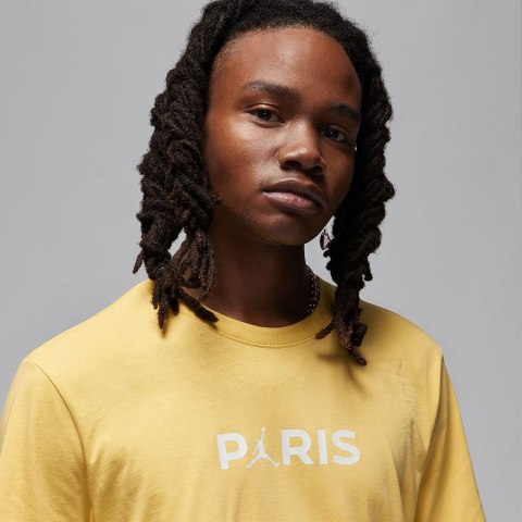 Koszulka Nike PSG SS Logo Tee FN5332-700 M żółty Nike