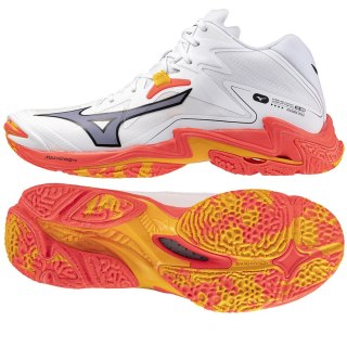 Buty Mizuno WAVE LIGHTNING Z8 MID V1GA240598 45 biały Mizuno