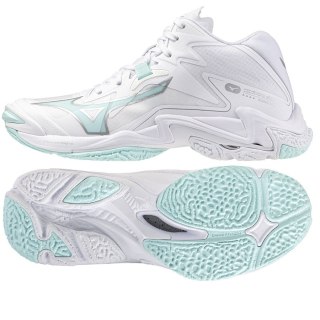 Buty Mizuno WAVE LIGHTNING Z8 MID V1GC240545 40 1/2 biały Mizuno