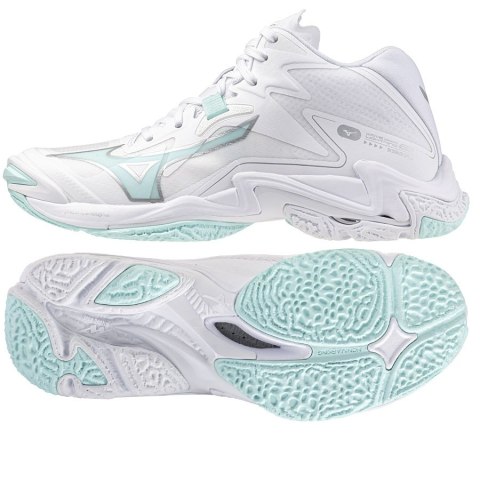 Buty Mizuno WAVE LIGHTNING Z8 MID V1GC240545 42 biały Mizuno