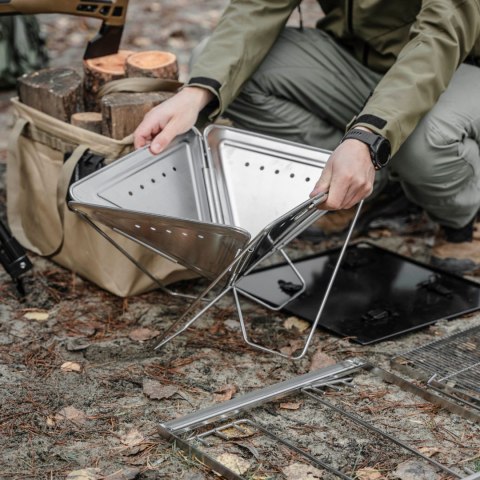 OFFLANDER DUŻY GRILL SKŁADANY KEMPINGOWY PRZENOŚNY OFFLANDER