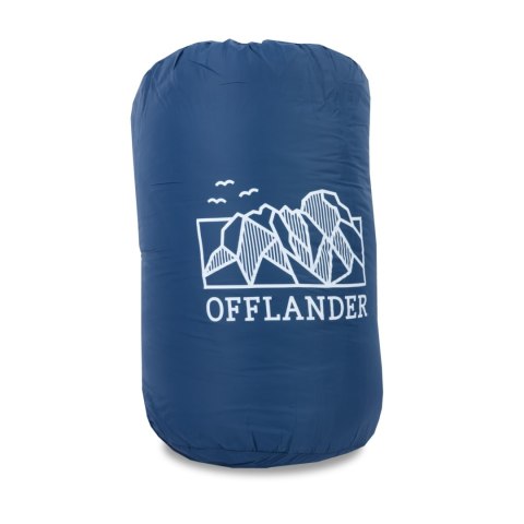 OFFLANDER MIĘKKI KOC PLED KEMPINGOWY GRANATOWY 200 x 140 OFFLANDER