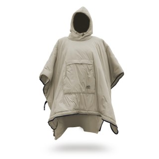 OFFLANDER PONCZO KEMPINGOWE OCIEPLANE WODOODPORNE KHAKI OFFLANDER