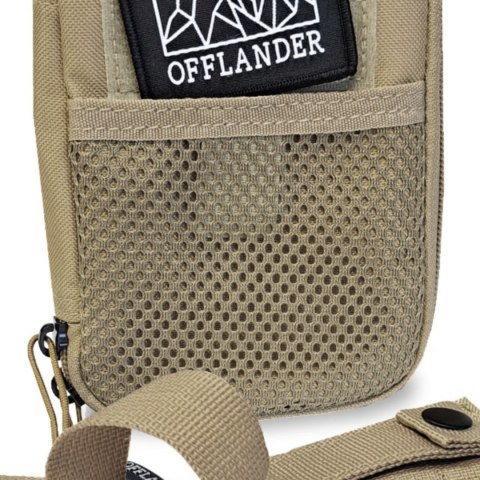OFFLANDER SASZETKA TAKTYCZNA MOLLE Z RZEPEM NA DOKUMENTY KHAKI OFFLANDER