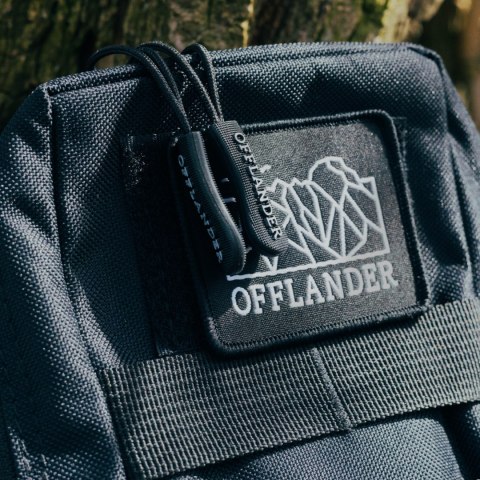OFFLANDER SASZETKA TAKTYCZNA UNIWERSALNA MOLLE Z RZEPEM CZARNA OFFLANDER