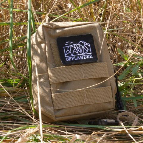 OFFLANDER SASZETKA TAKTYCZNA UNIWERSALNA MOLLE Z RZEPEM KHAKI OFFLANDER
