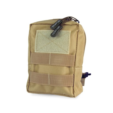 OFFLANDER SASZETKA TAKTYCZNA UNIWERSALNA MOLLE Z RZEPEM KHAKI OFFLANDER