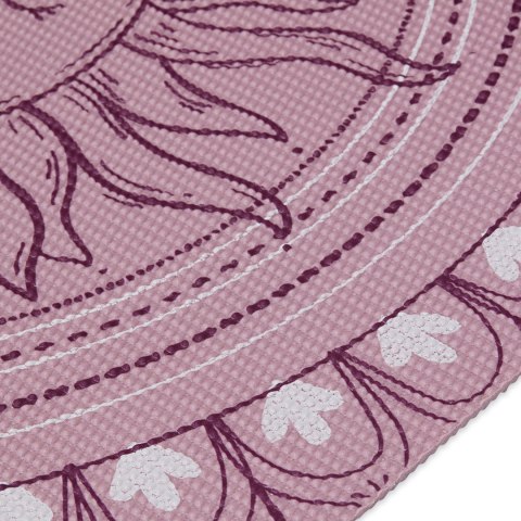 GAIAM MATA DO JOGI HERE & NOW DUSTY ROSE 4MM 65272 Gaiam