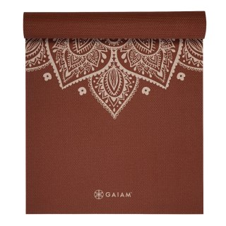 GAIAM MATA DO JOGI INTENSE RUST SUNDIAL FLOWER 5MM 65733 Gaiam