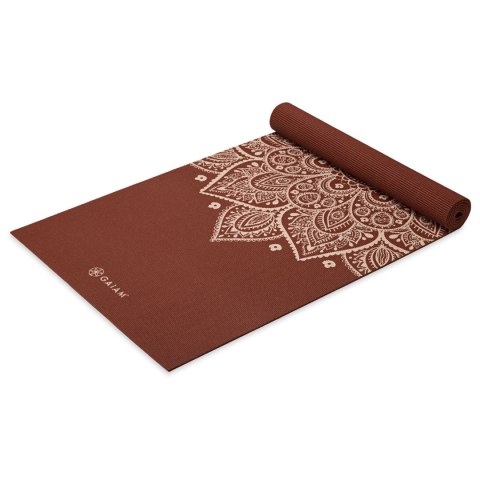 GAIAM MATA DO JOGI INTENSE RUST SUNDIAL FLOWER 5MM 65733 Gaiam