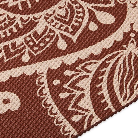 GAIAM MATA DO JOGI INTENSE RUST SUNDIAL FLOWER 5MM 65733 Gaiam