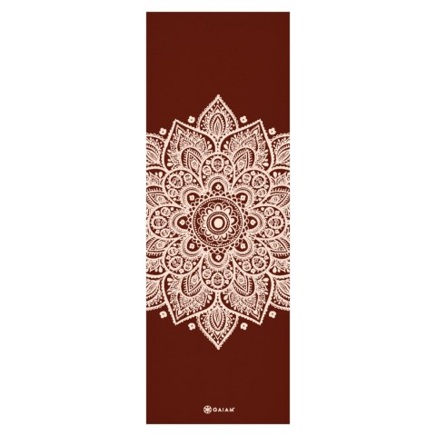GAIAM MATA DO JOGI INTENSE RUST SUNDIAL FLOWER 5MM 65733 Gaiam