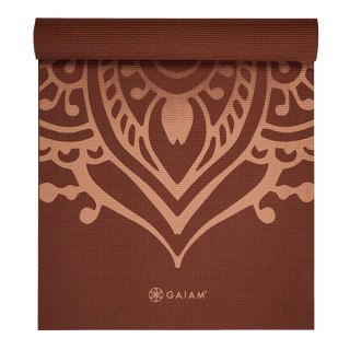 GAIAM MATA DO JOGI INTENSE RUST SUNDIAL LAYERS 5MM 65738 Gaiam