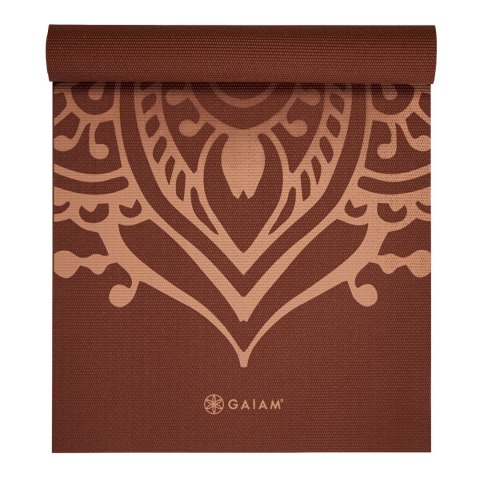 GAIAM MATA DO JOGI INTENSE RUST SUNDIAL LAYERS 5MM 65738 Gaiam