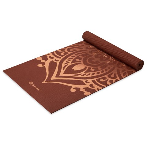 GAIAM MATA DO JOGI INTENSE RUST SUNDIAL LAYERS 5MM 65738 Gaiam