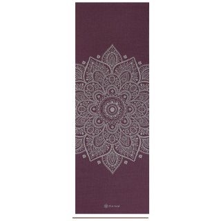 GAIAM MATA DO JOGI MIDNIGHT PLUM SUNDIAL FLOWER 5MM 65734 Gaiam