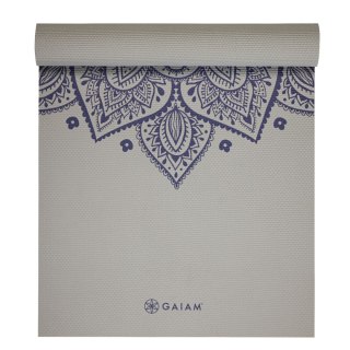 GAIAM MATA DO JOGI SUSTAINED GREY SUNDIAL FLOWER 5MM 65732 Gaiam