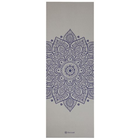 GAIAM MATA DO JOGI SUSTAINED GREY SUNDIAL FLOWER 5MM 65732 Gaiam