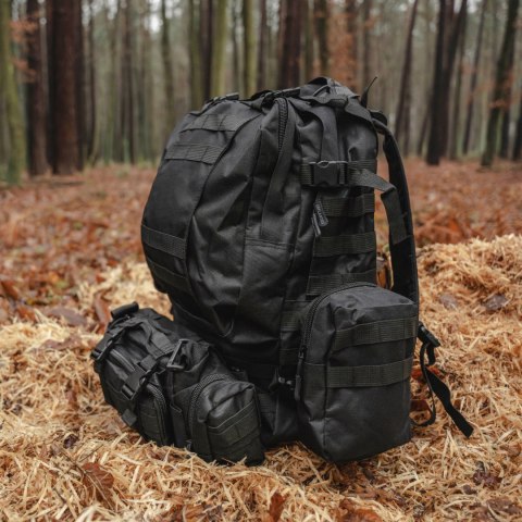 OFFLANDER PLECAK TURYSTYCZNY SURVIVAL COMBO 38L CZARNY OFFLANDER