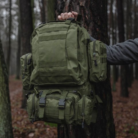 OFFLANDER PLECAK TURYSTYCZNY SURVIVAL COMBO 38L ZIELONY OFFLANDER