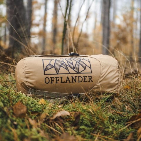OFFLANDER PONCZO KEMPINGOWE CIENKIE Z OGRZEWACZEM SZAMPAN OFFLANDER