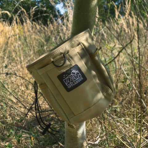 OFFLANDER SASZETKA TAKTYCZNA MOLLE Z RZEPEM OTWARTA KHAKI OFFLANDER