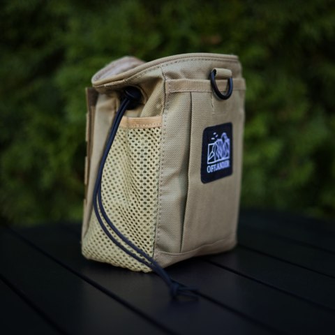 OFFLANDER SASZETKA TAKTYCZNA MOLLE Z RZEPEM OTWARTA KHAKI OFFLANDER