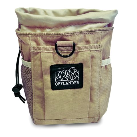 OFFLANDER SASZETKA TAKTYCZNA MOLLE Z RZEPEM OTWARTA KHAKI OFFLANDER