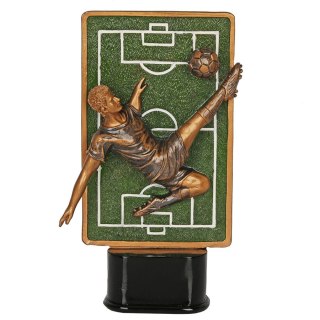 Statuetka piłka nożna RFST3056/BR/GN 23 cm multikolor Tryumf