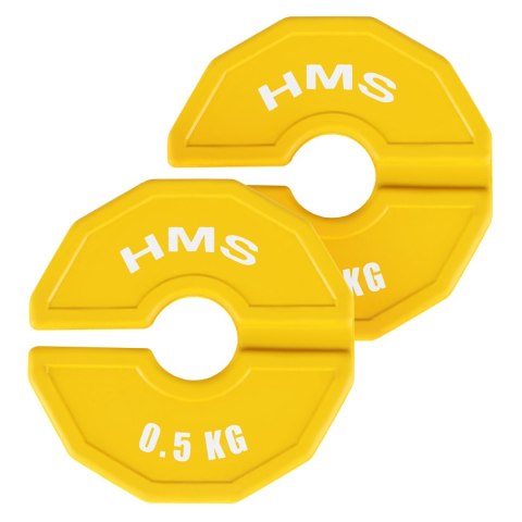TSN50 2 x 0.5 KG TALERZ NA SPRZĘT DO TRENINGU SIŁOWEGO I FITNESS TYPU NAKŁADKA 2 x 0.5 KG HMS HMS